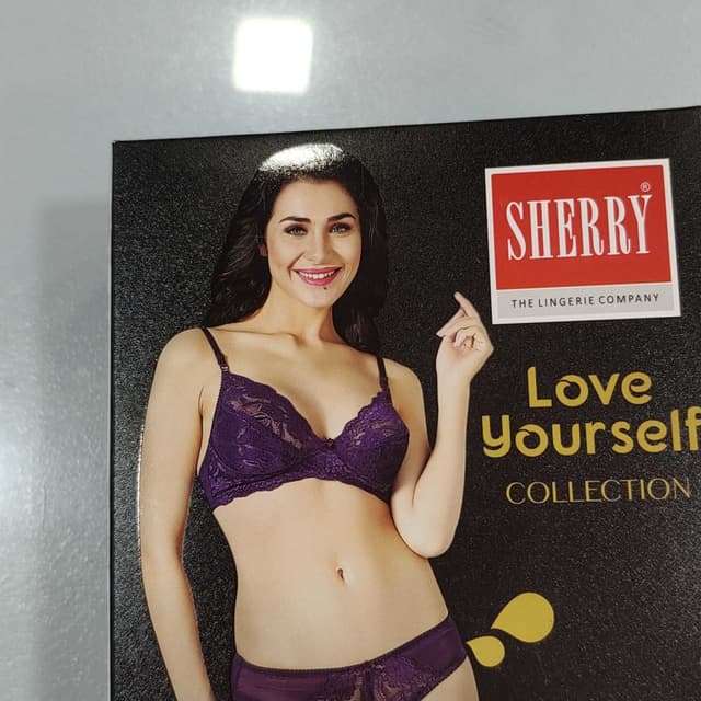 Purple Bra and Panty Set