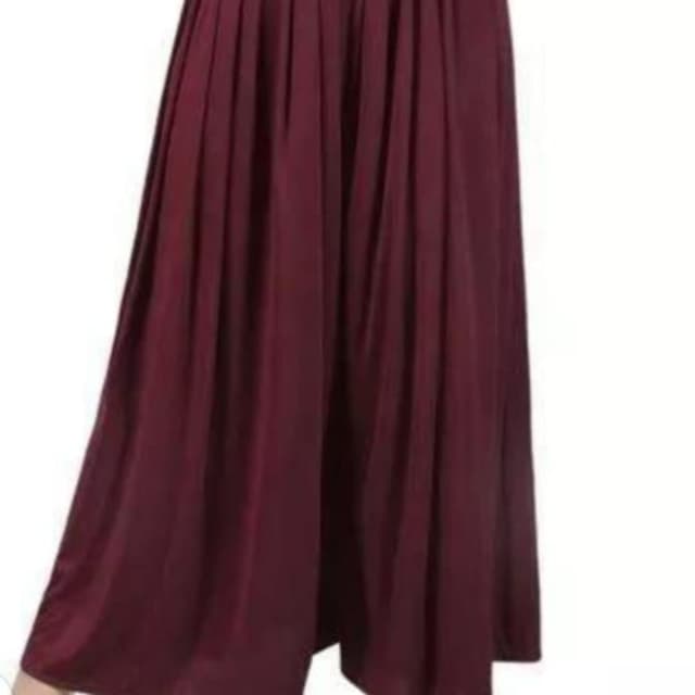 Burgundy Culottes