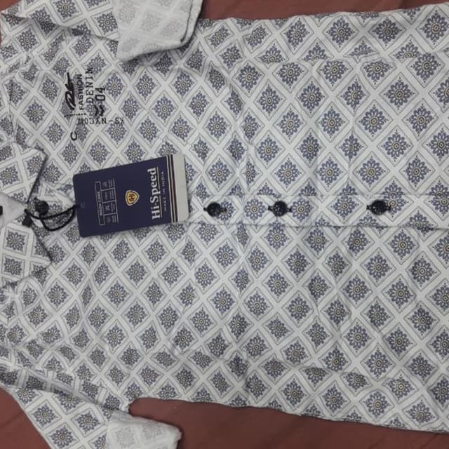 White and Blue Shirt