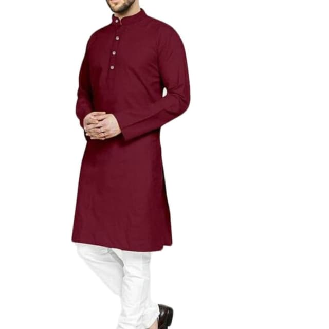 Maroon Kurta