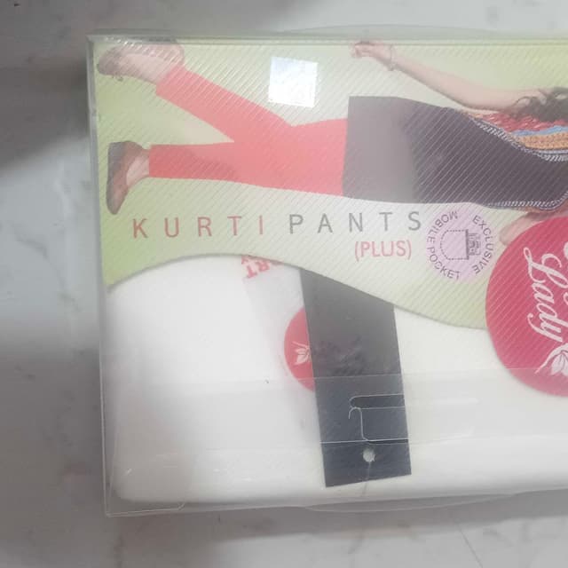 White Kurti Pants
