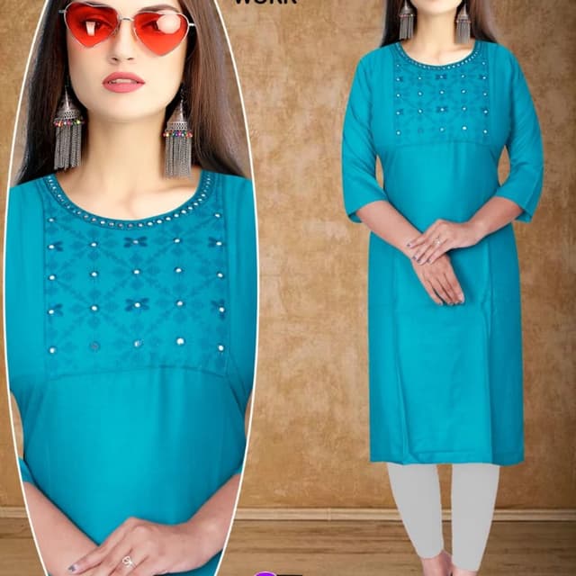 Teal Kurti
