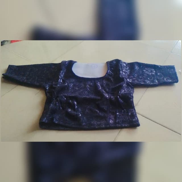 Dark Blue, White Top