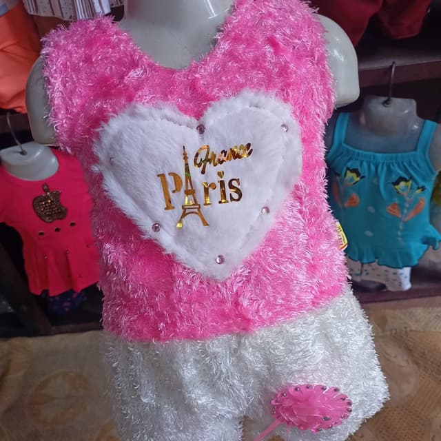 Pink and White Baby Girl's Outfit