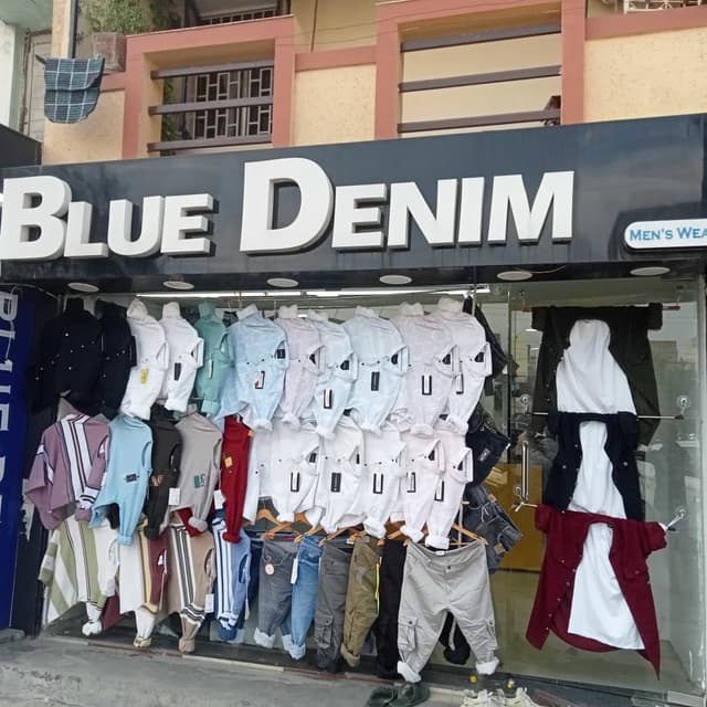Blue denim 