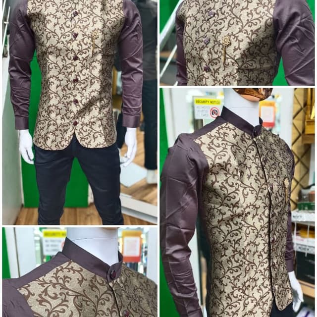 Brown and Gold Jacket/Waistcoat