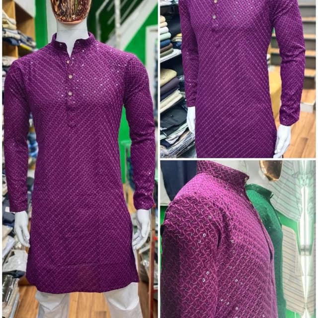 Purple Kurta