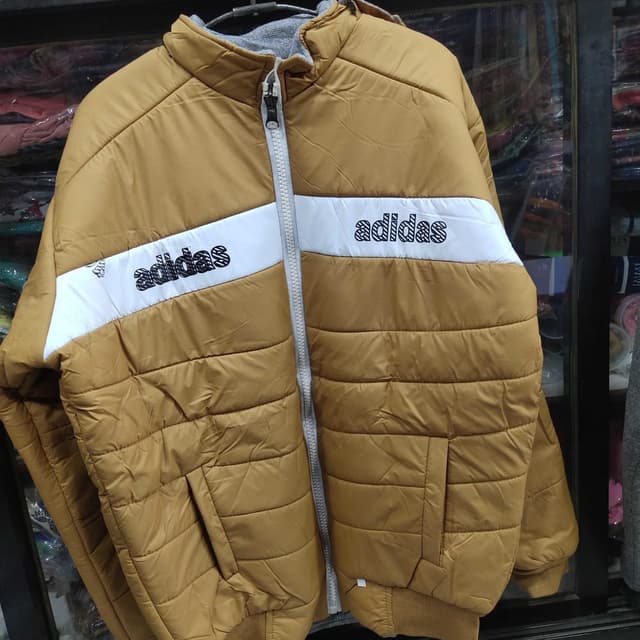 Mustard yellow and white Jacket