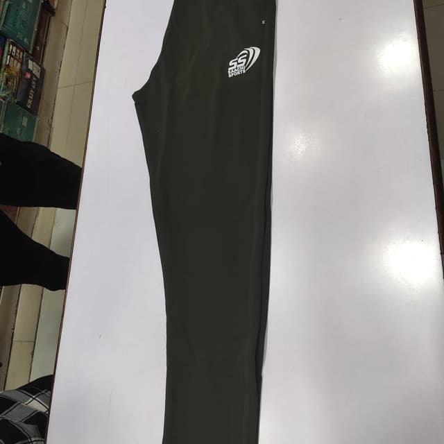 Green and White Trousers