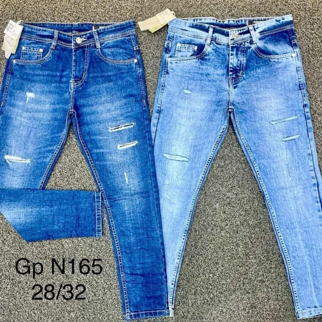 Blue (various shades) Jeans