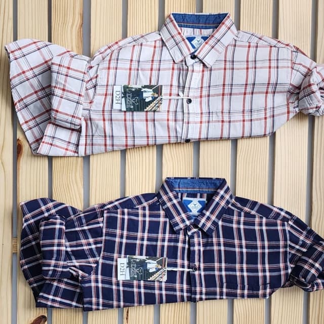 White, Red, Blue, and Navy Shirt