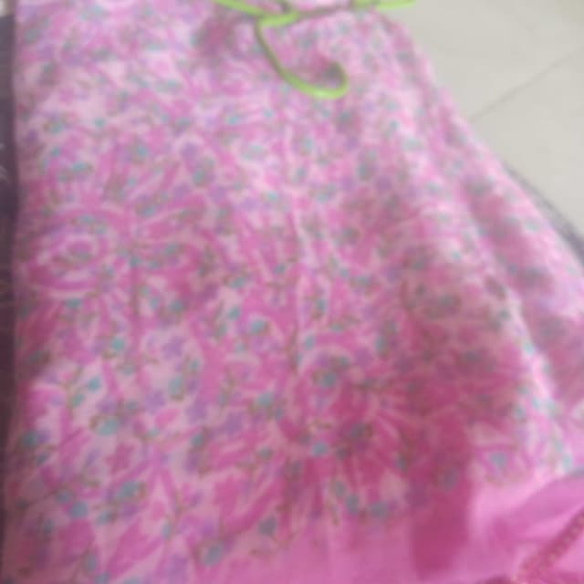Pink, light pink, purple, and teal Dress or Skirt