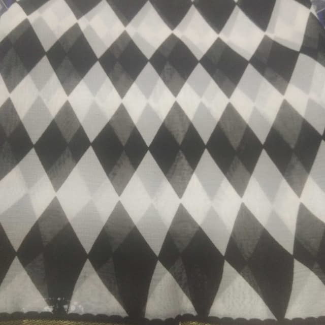 Black, White, Gray Scarf or Shawl