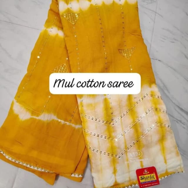 Yellow sarees for haldi