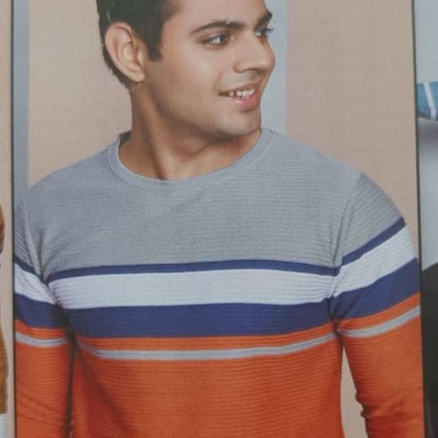 Reverse cord striper Tshirt 