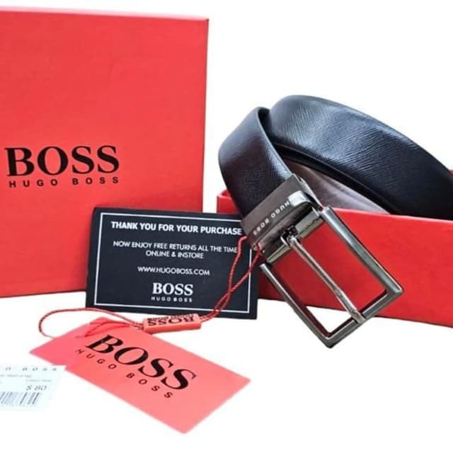 Black and Silver Belt