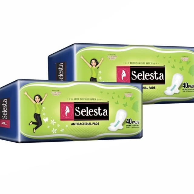 Blue, Green, Pink, White Sanitary Napkin