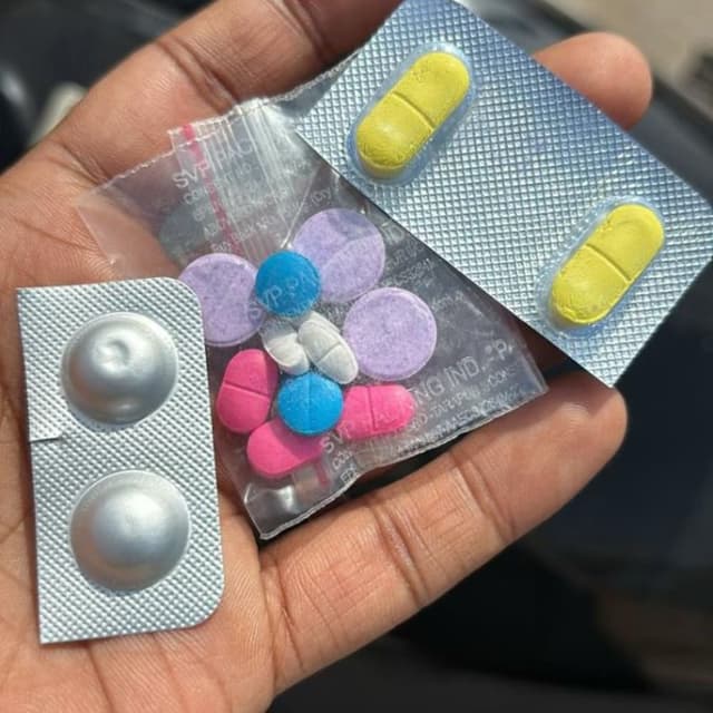 Various - Yellow, Pink, Blue, Purple, White, Silver Pharmaceuticals
