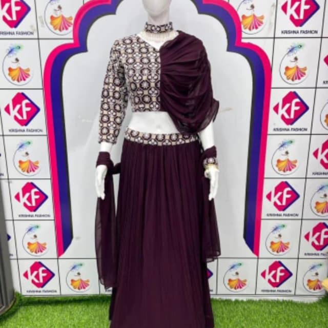 Maroon Lehenga