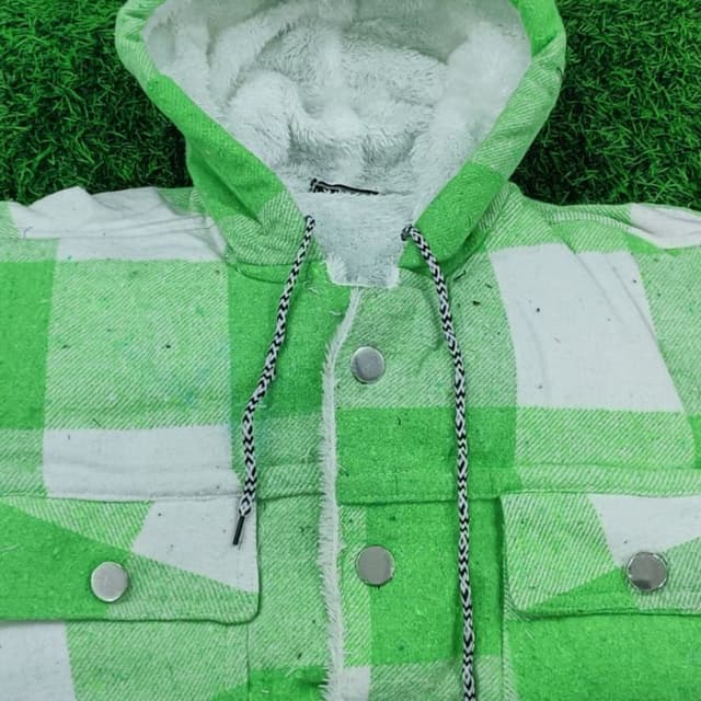 Green and White Jacket