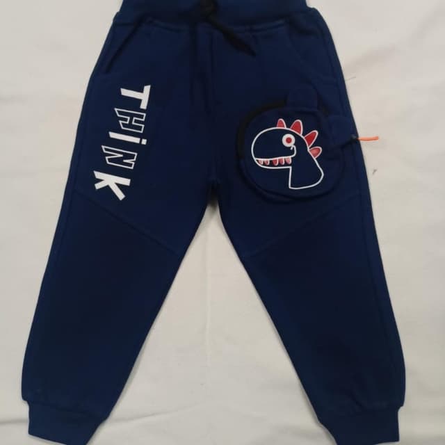 Navy Blue, White, Red, Black Pants