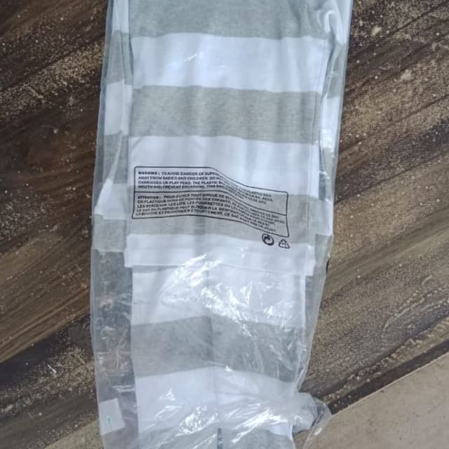 White and Gray Clothing