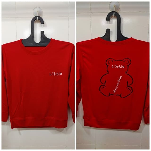 Red, Black, White Sweatshirt