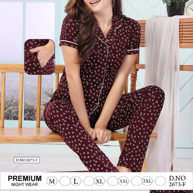 Front Open Night suits 