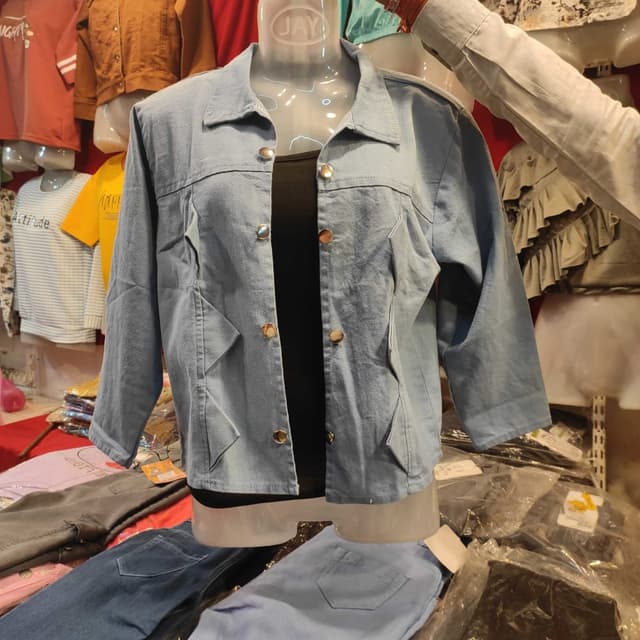 Denim blue jacket