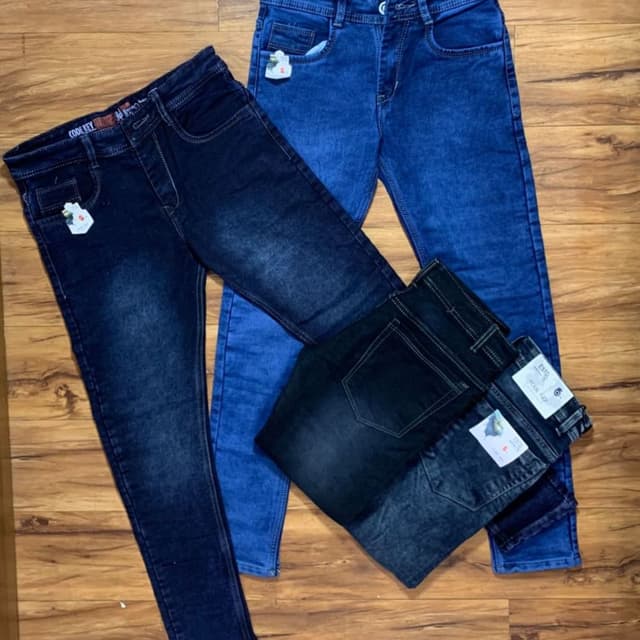 Various shades of Blue and Black Jeans