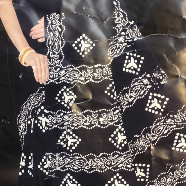 Cottan black badhani Saree