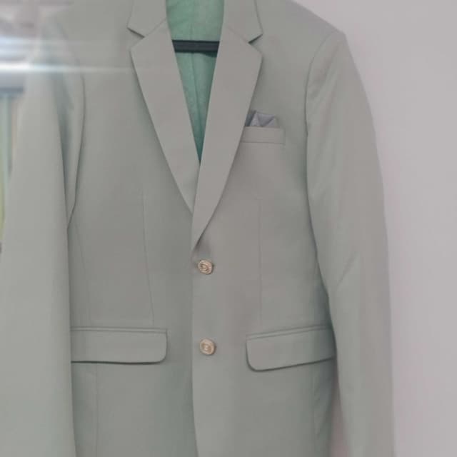 Light Green and Green Blazer