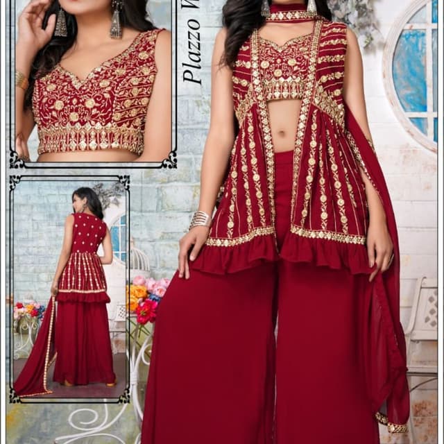 Maroon Lehenga