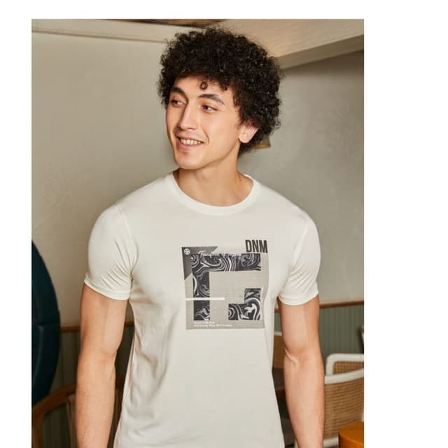 Off-white, Black, Gray T-shirt