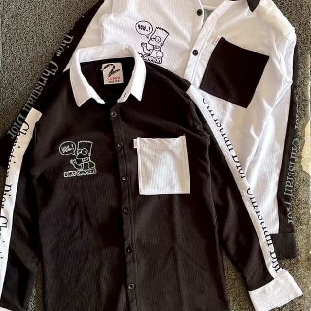 Black and White Shirt