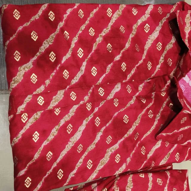 Red and Gold Kurta