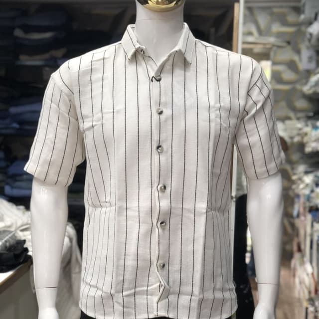 White and Black Shirt