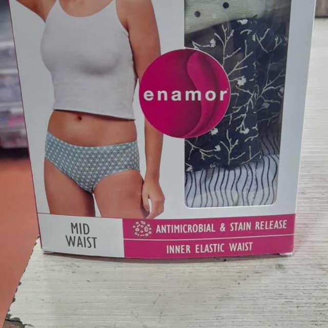 Blue, White, Black, and varying shades Underwear