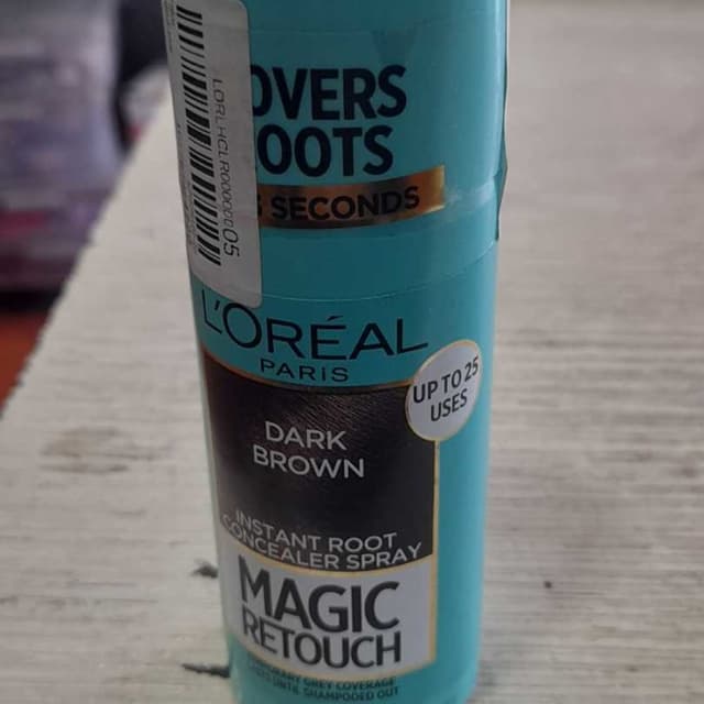 Dark Brown, Teal, Black, White Instant Root Concealer Spray