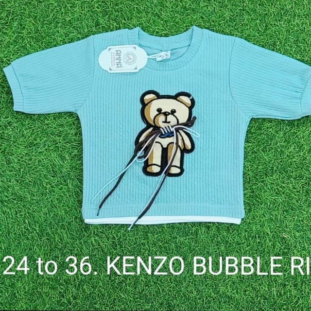 Light Blue, Beige, Brown, White, Black T-shirt