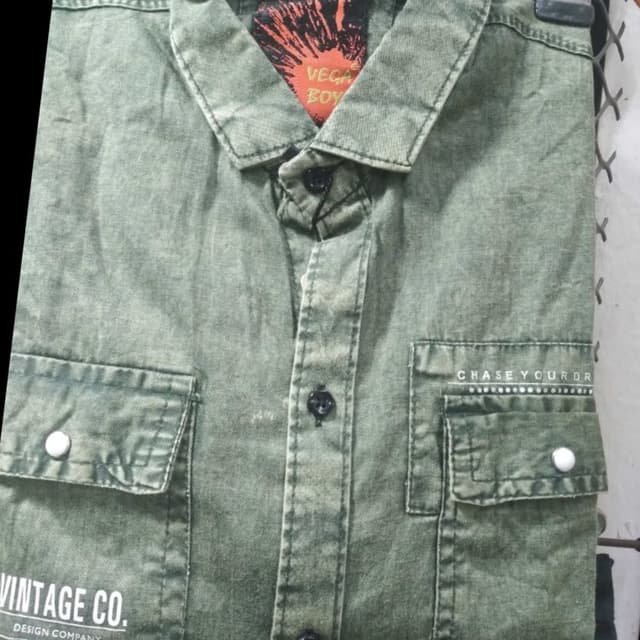 Green and black Shirt
