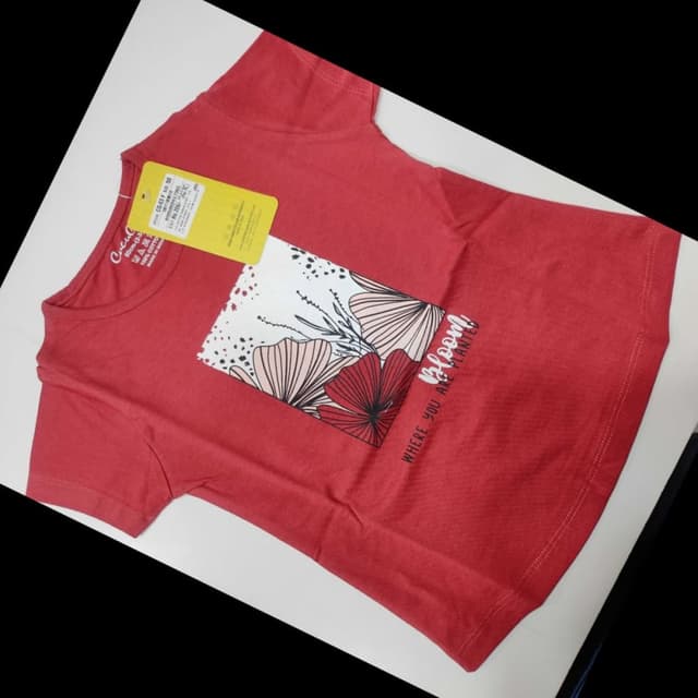 Red, White, Black, Pink T-Shirt