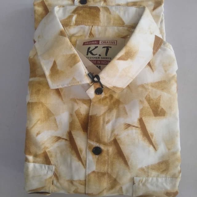 Cream, Brown Shirt