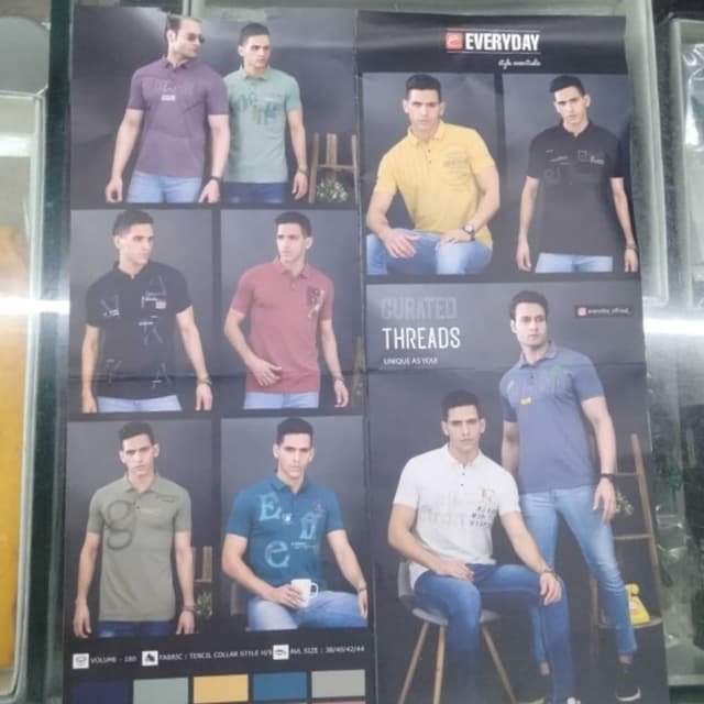 Various, including purple, green, yellow, black, red, blue, and white Polo Shirts