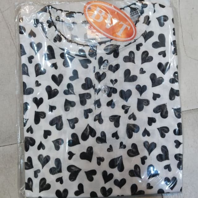White and Black Shirt