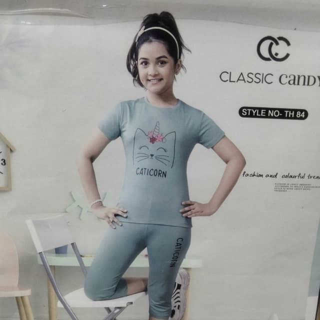 Sage Green T-shirt and Capri set