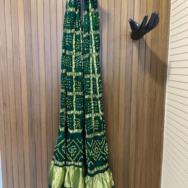 Green, Yellow, Gold Dupatta/Scarf