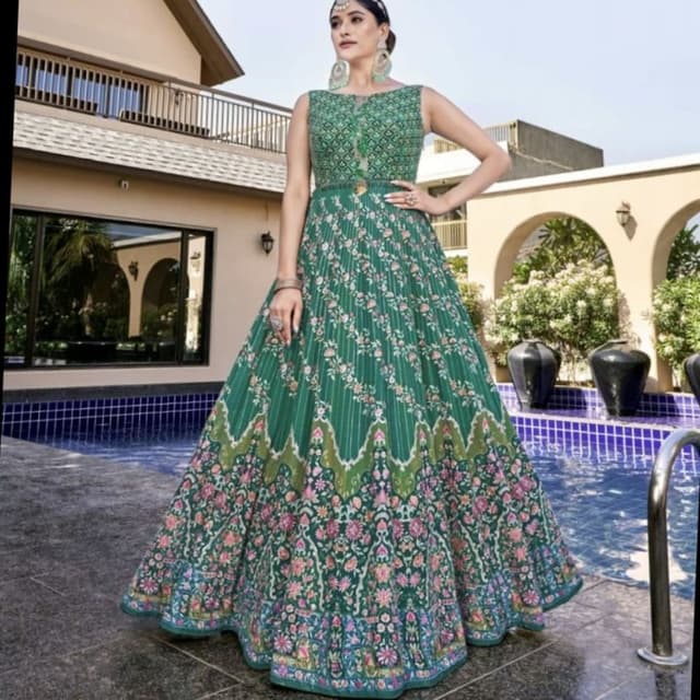 Light Green gown 