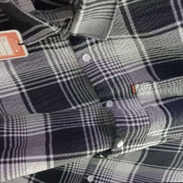 Black, White, Gray Shirt
