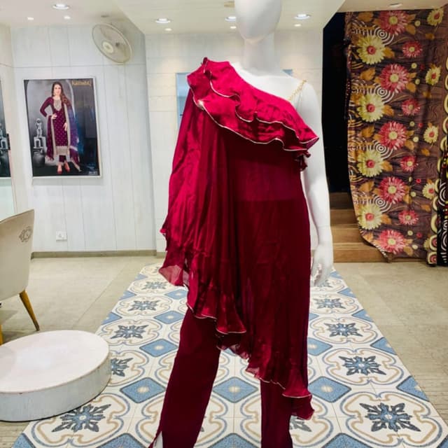 Maroon Dress